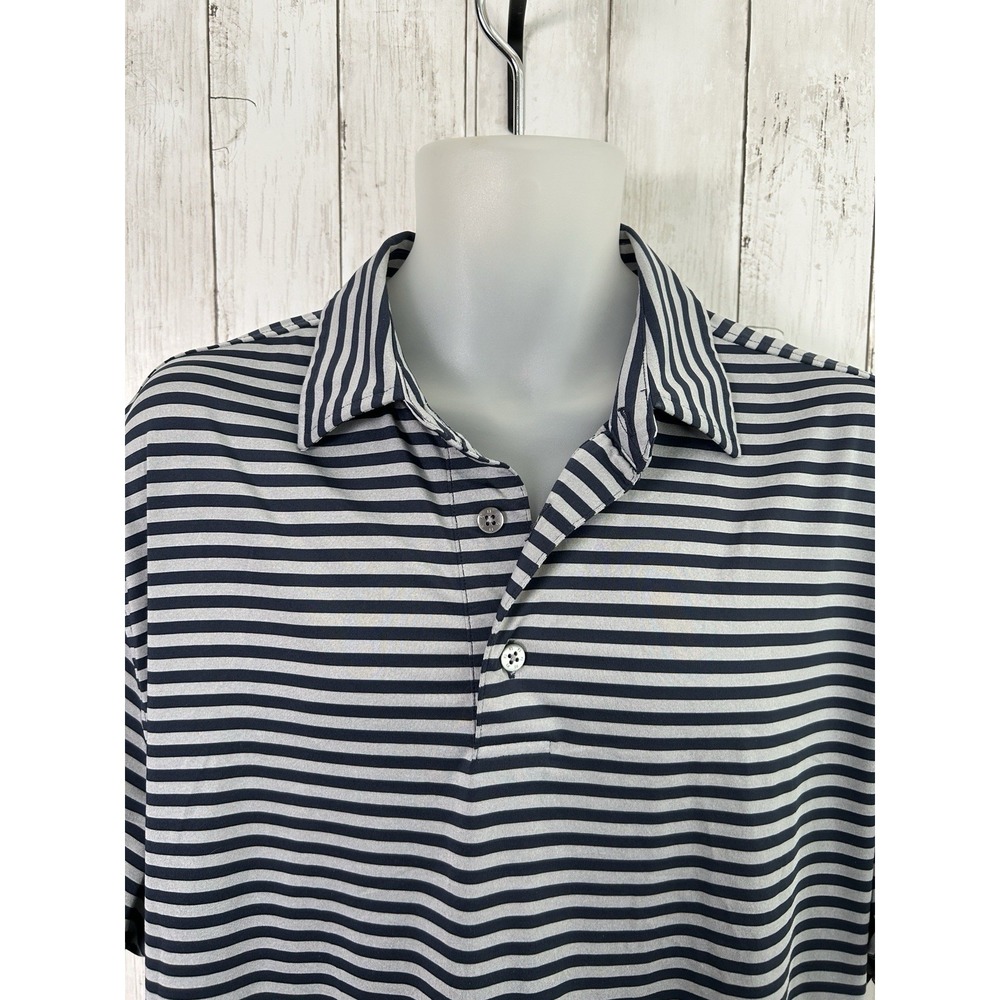 Men's FootJoy Polo Golf Shirt Striped Size XL
